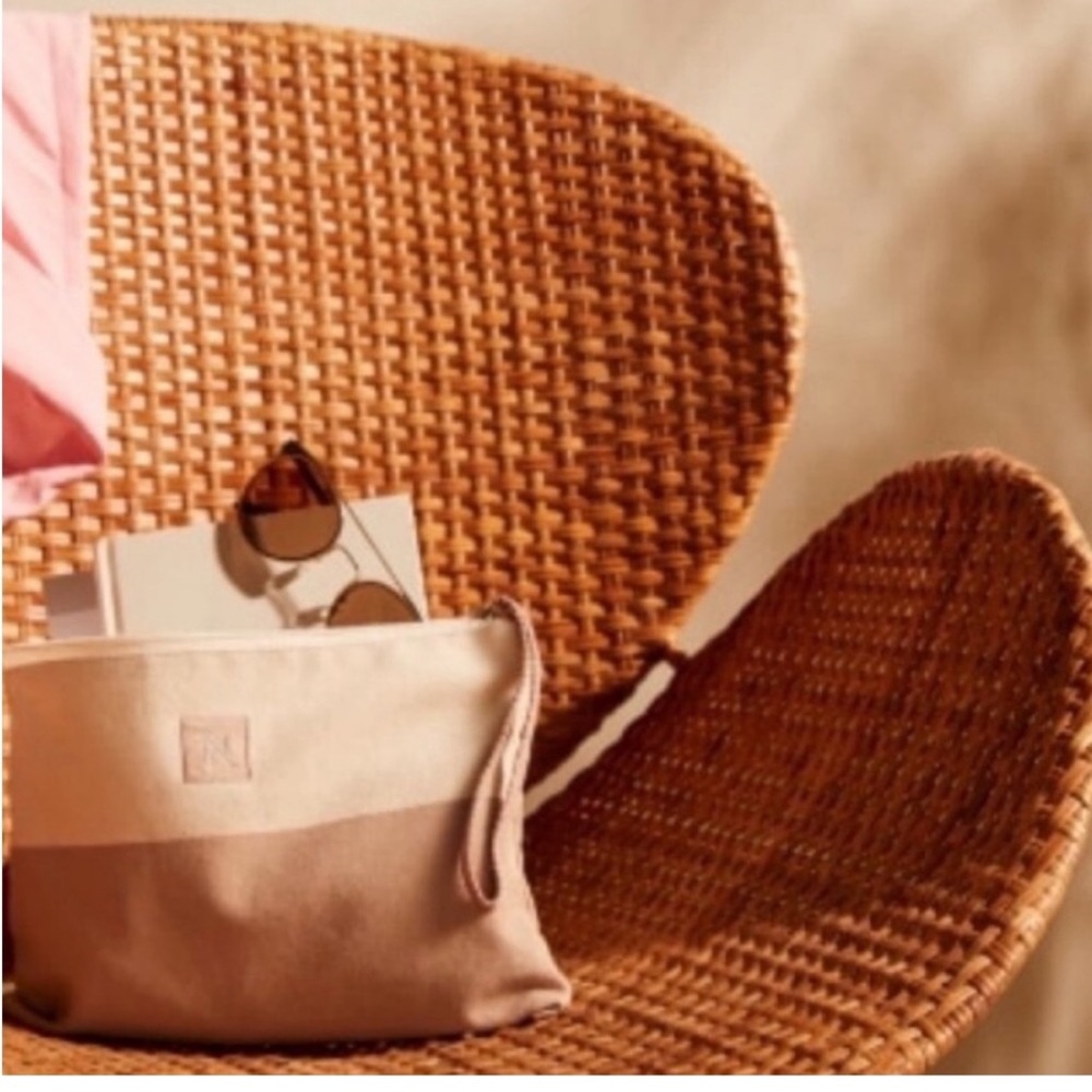 Nespresso Zippered Upcycled Pouch Bag NWOT
